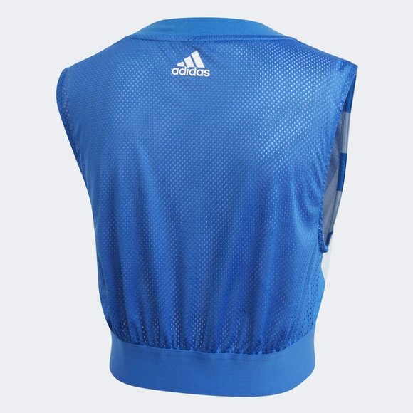 Adidas FL1847 Super Cropped Graphic Striped  Tank - Picture 4 of 4